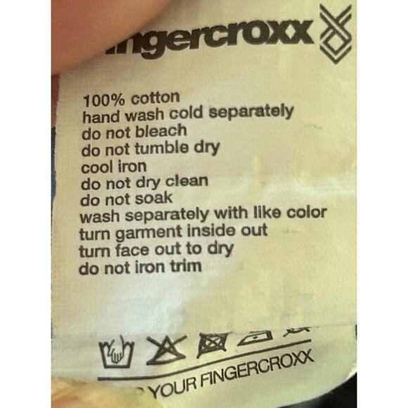 Fingercroxx Vintage Denim Shorts – Peace Patch Pac-Man Graphic – Waist 30 - Picture 6 of 6